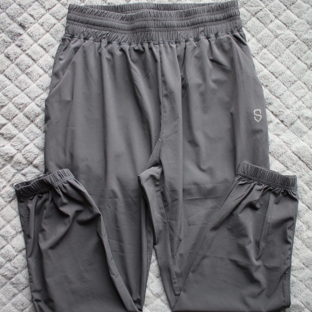 S soniz Women's Gray UV 50+ Lightweight Capri Pants ~S~